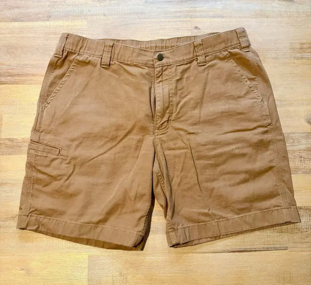 Carhartt Rugged Flex Relaxed-Fit Canvas Work Shorts Carhartt Brown Size 34